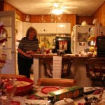 June in her kitchen